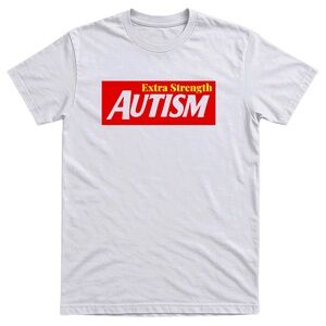 Extra Strength Autism Men’s T-Shirt - 100% Cotton Gift